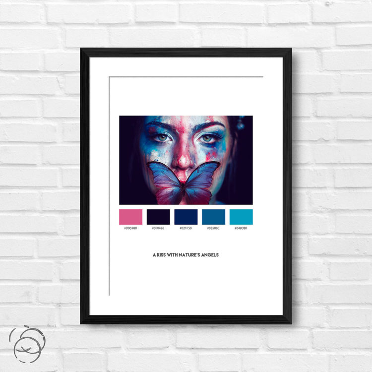 A Kiss From Natures Angels Palette Print