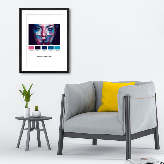 A Kiss From Natures Angels Palette Print - Image 4