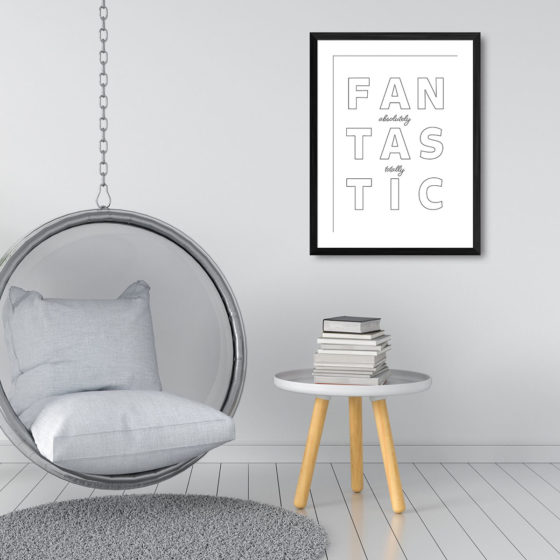 Absolutely Totally Fantastic Outline Print - Image 3