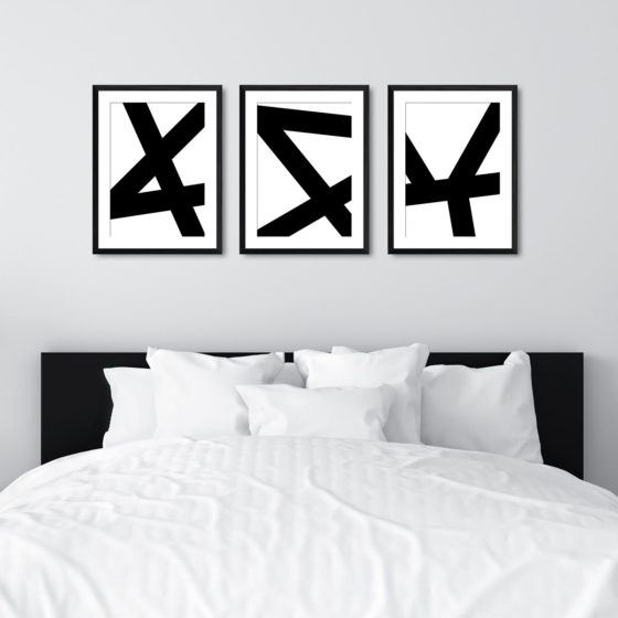 Abstract Chunky Lines Trio Prints - Image 6