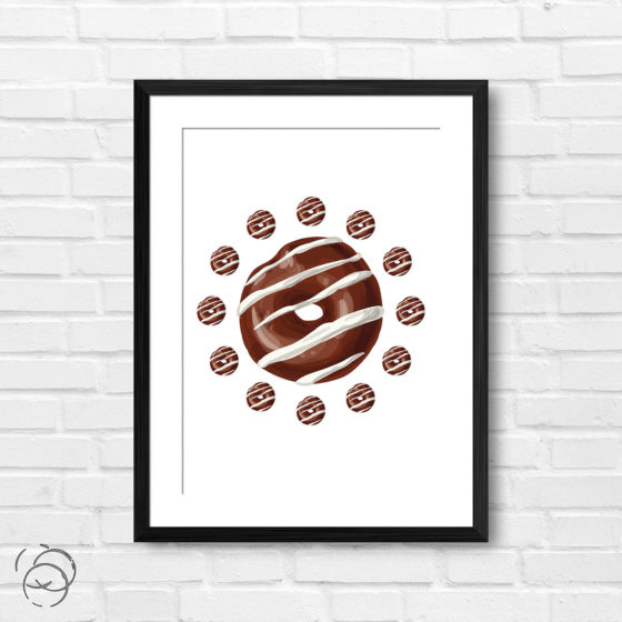 Always Time For Doughnuts Print