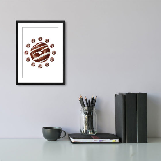 Always Time For Doughnuts Print - Image 2