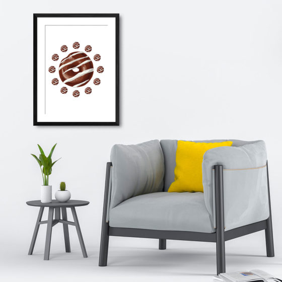 Always Time For Doughnuts Print - Image 4
