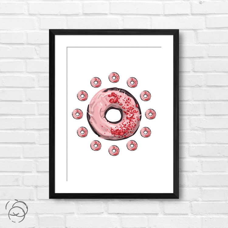 Always Time For Doughnuts Print
