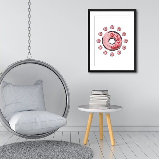 Always Time For Doughnuts Print - Image 3