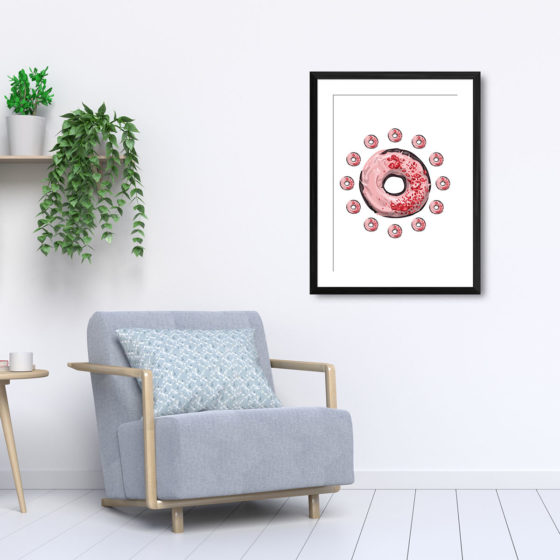 Always Time For Doughnuts Print - Image 5