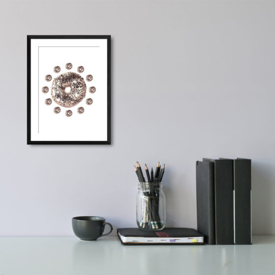 Always Time For Doughnuts Print - Image 2