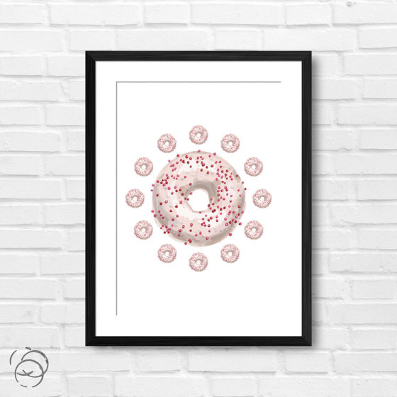 Always Time For Doughnuts Print