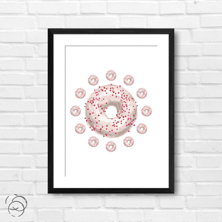 Always Time For Doughnuts Print