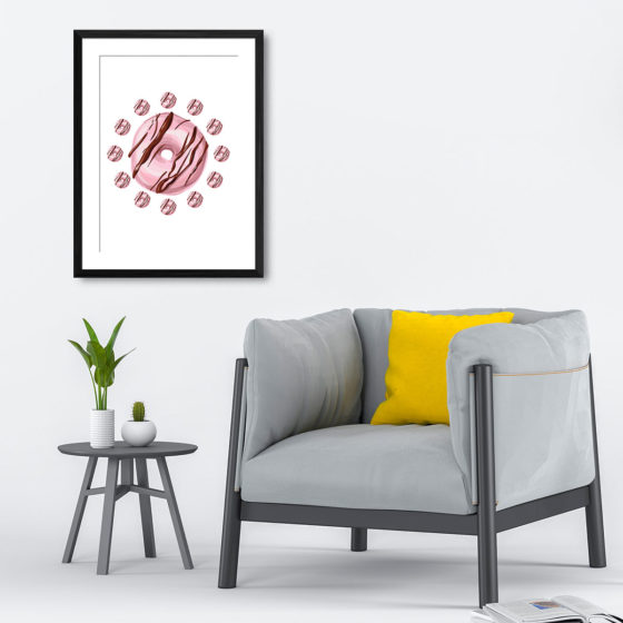 Always Time For Doughnuts Print - Image 4