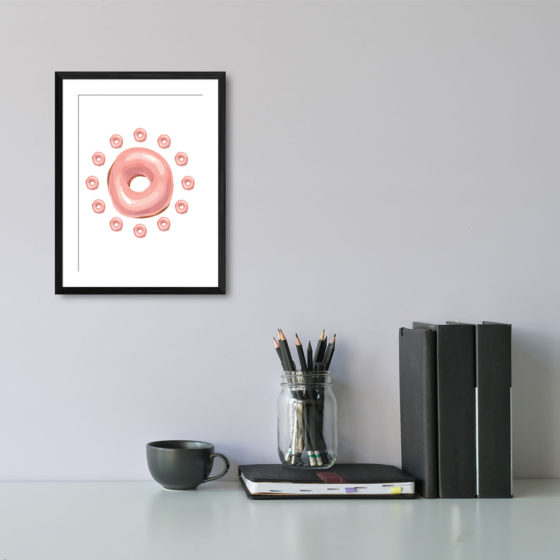Always Time For Doughnuts Print - Image 2