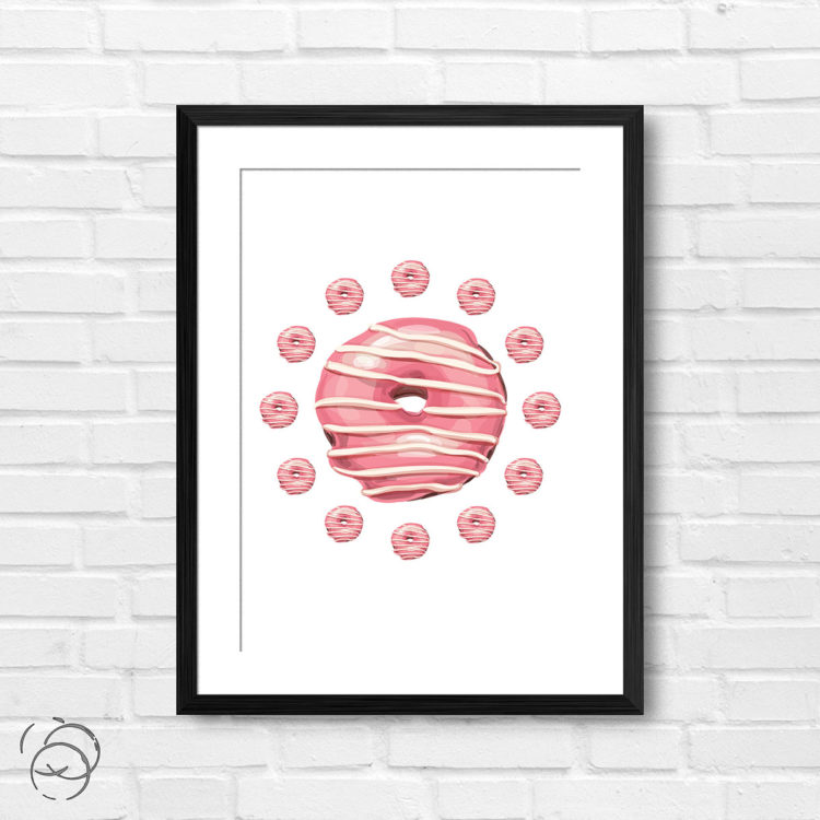 Always Time For Doughnuts Print