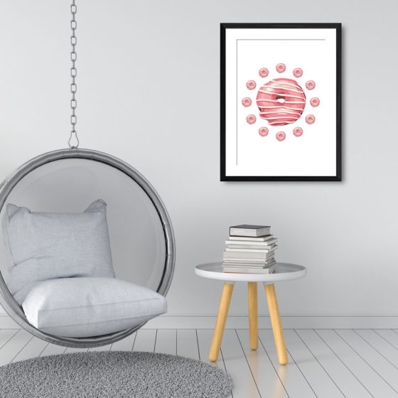 Always Time For Doughnuts Print - Image 3