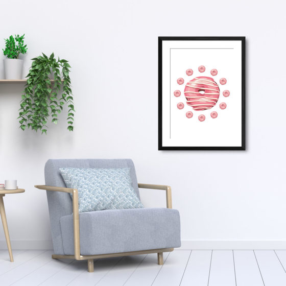 Always Time For Doughnuts Print - Image 5