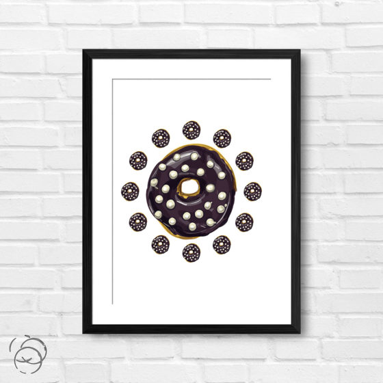 Always Time For Doughnuts Print
