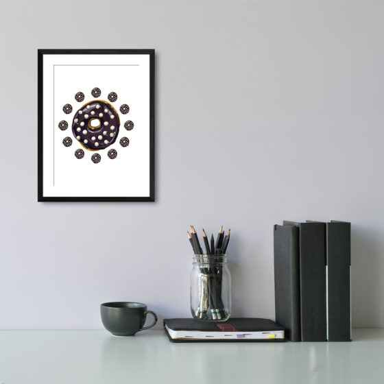 Always Time For Doughnuts Print - Image 2