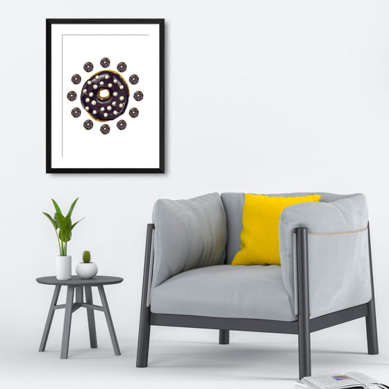 Always Time For Doughnuts Print - Image 4