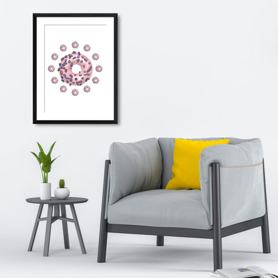 Always Time For Doughnuts Print - Image 4