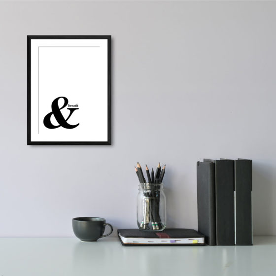 And Ampersand Breath Print - Image 2