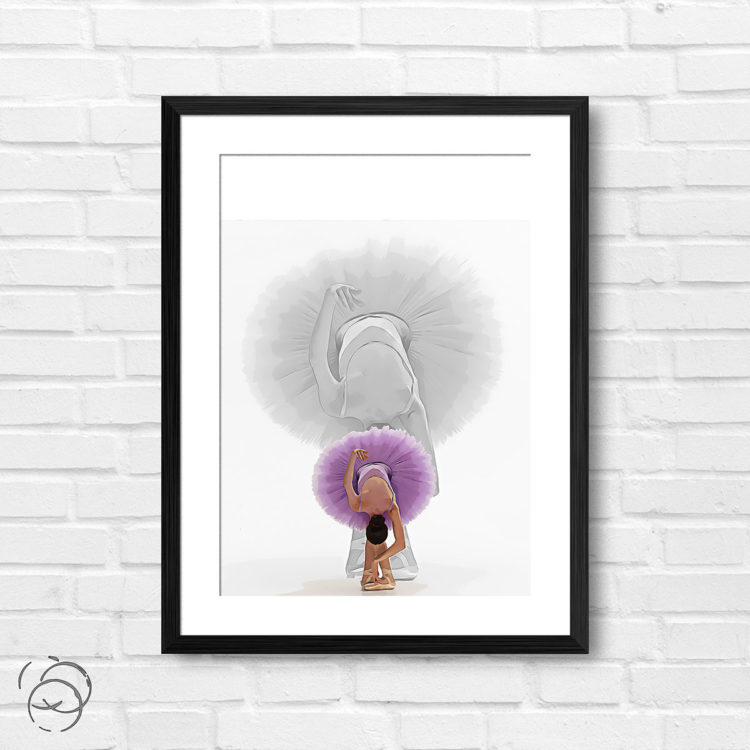 Ballerina Taking A Bow Print
