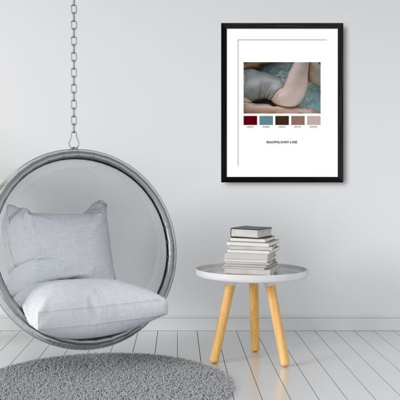 Beautiful Is Not A Size Palette Print - Image 3