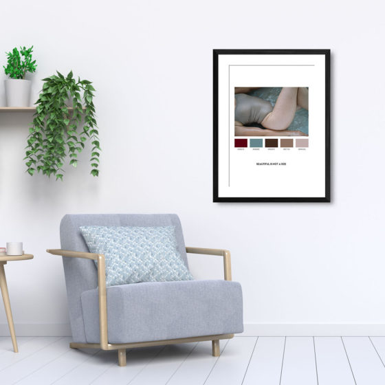 Beautiful Is Not A Size Palette Print - Image 5