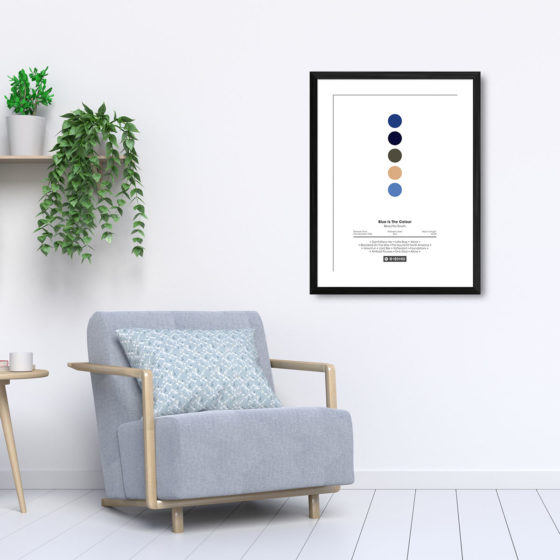 Beautiful South Blue Is The Colour Spotify Album Print - Image 5