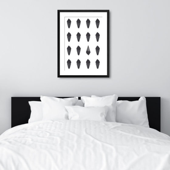 Black Ice Cream Print - Image 6