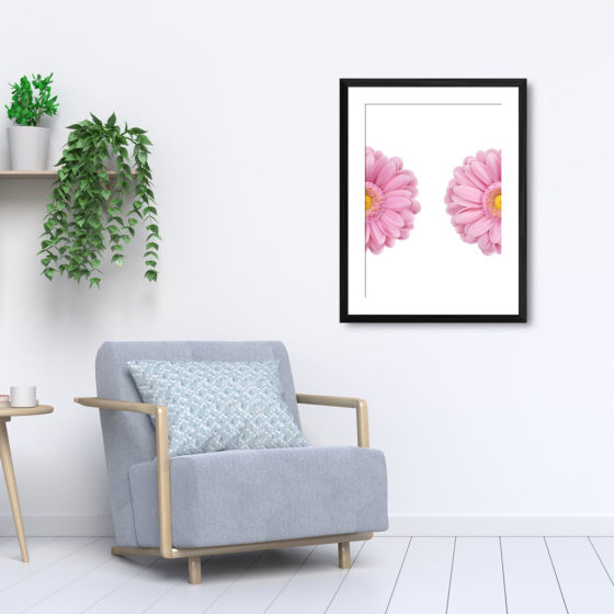 Blush Pink Chamomile Dahlia Flower Print - Image 5