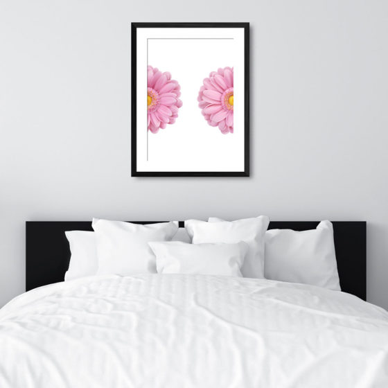 Blush Pink Chamomile Dahlia Flower Print - Image 6