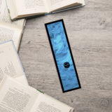 Cartoon Space Blue Planet Bookmark
