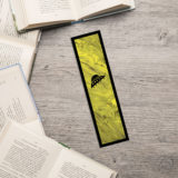 Cartoon Space Yellow UFO Bookmark
