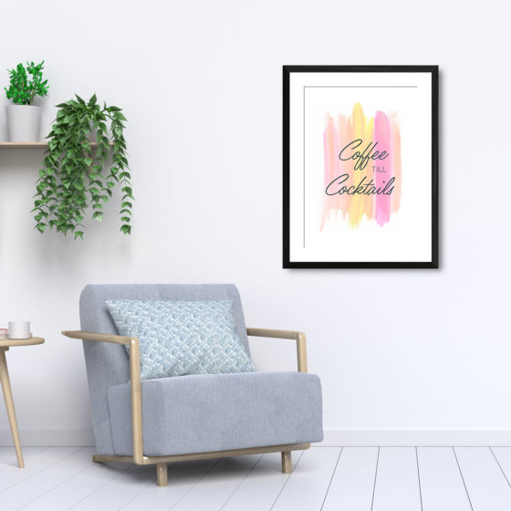 Coffee Till Cocktails Print - Image 5