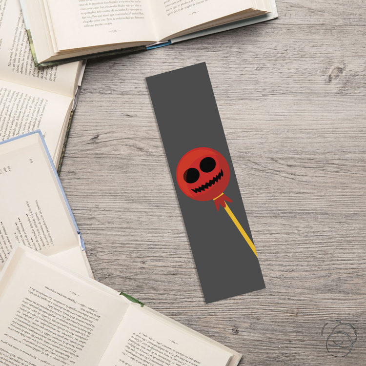 Cute Halloween Lollipop Bookmark
