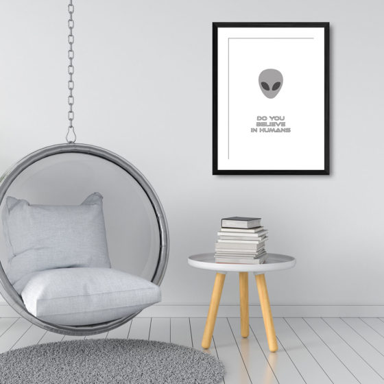 Do You Believe In Humans Print - Image 3