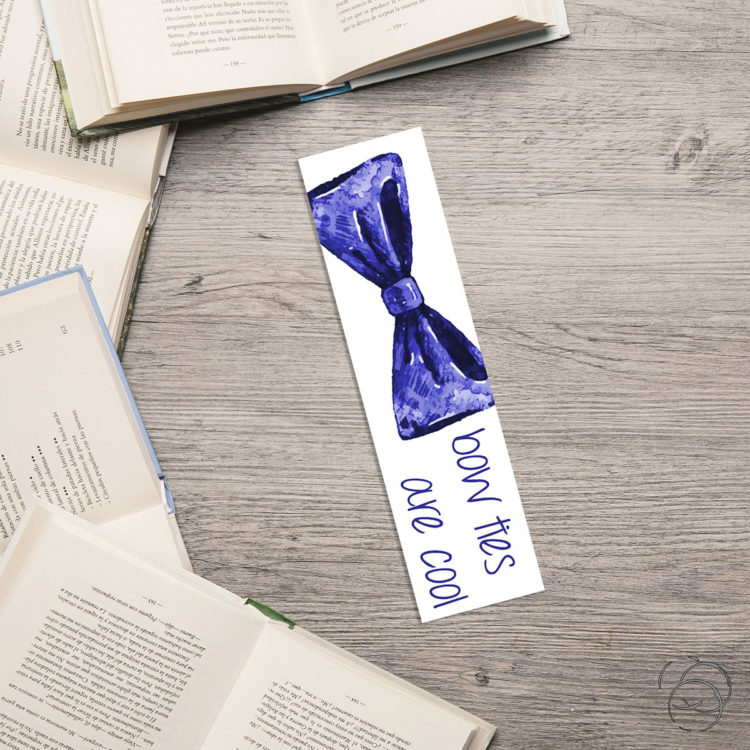 Doctor Who Bow Ties Are Cool Bookmark