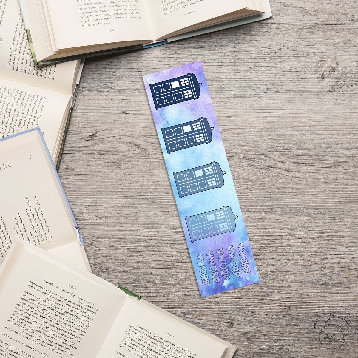 Doctor Who TARDIS Disappearing Bookmark