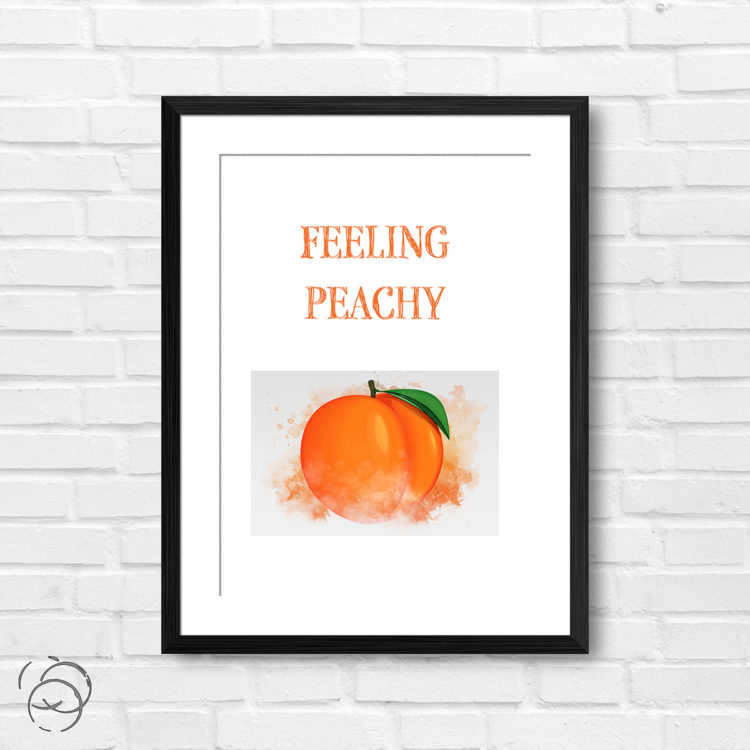 Feeling Peachy Print