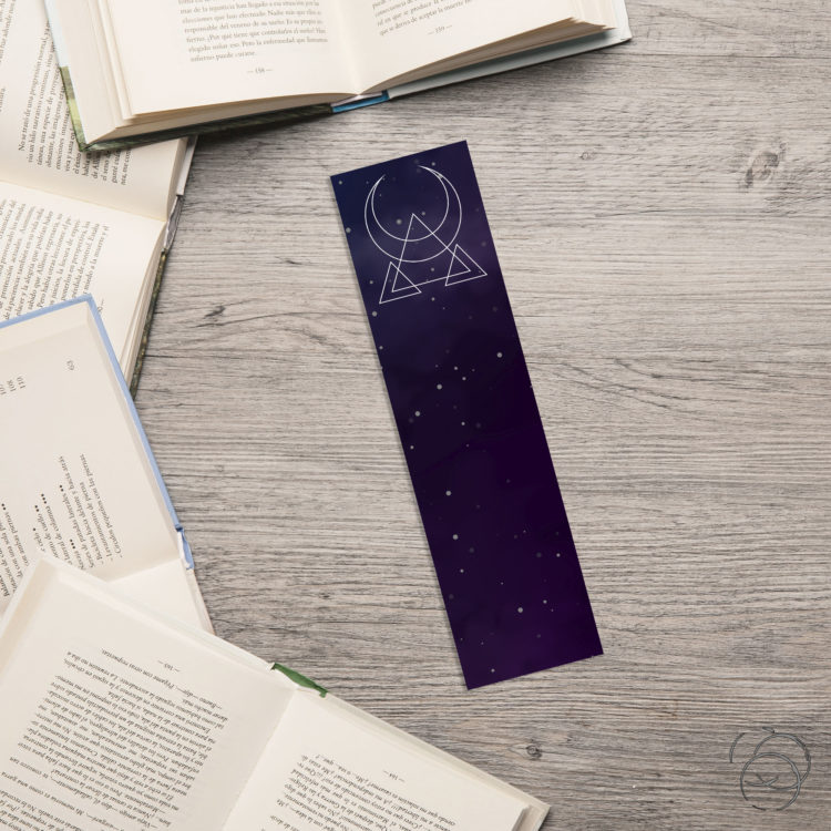 Galaxy Magic Moon Bookmark