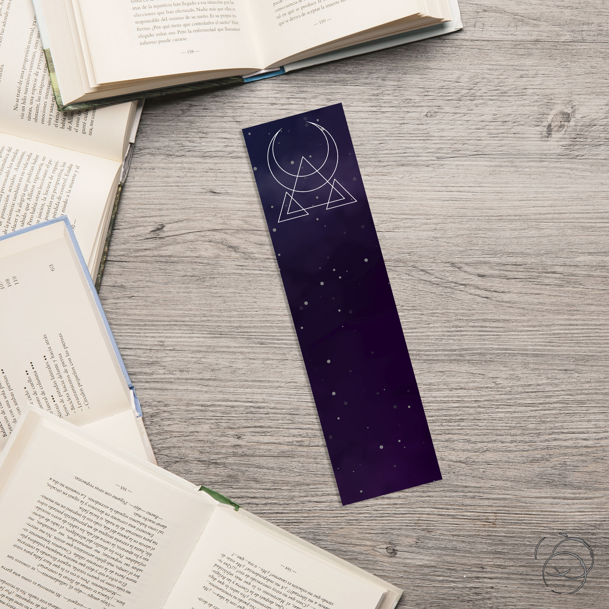 Galaxy Magic Moon Bookmark