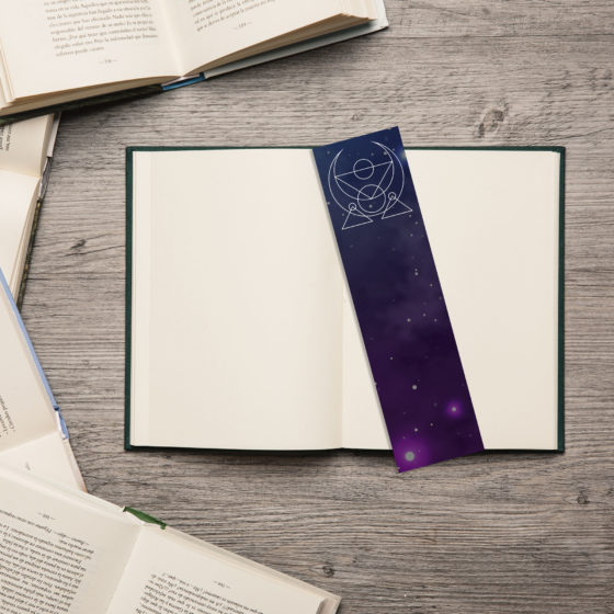 Galaxy Magic Moon Bookmark - Image 2