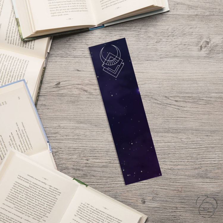 Galaxy Magic Moon Bookmark