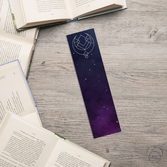 Galaxy Magic Moon Bookmark