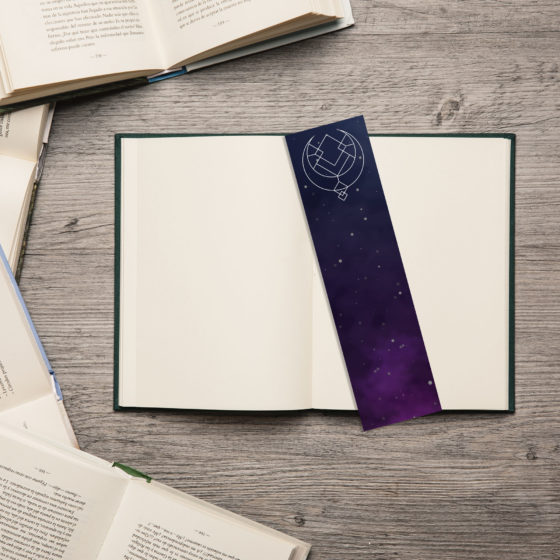 Galaxy Magic Moon Bookmark - Image 2