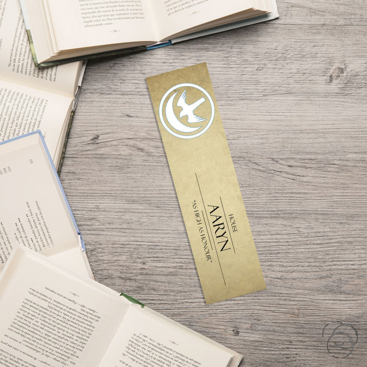 Game Of Thrones House Aaryn Aged Rustic Bookmark