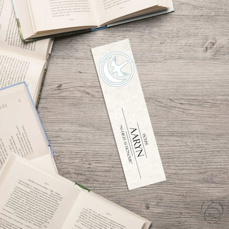 Game Of Thrones House Aaryn Light Ivory Bookmark