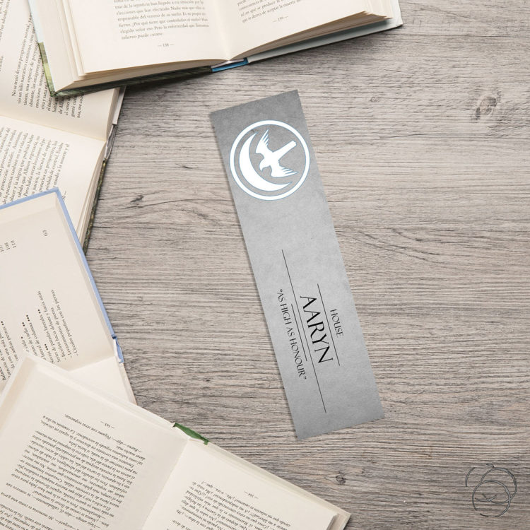 Game Of Thrones House Aaryn Soft Slate Bookmark