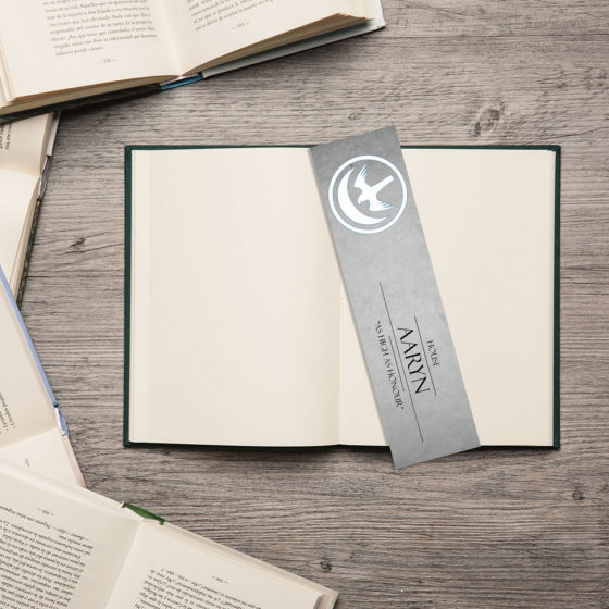 Game Of Thrones House Aaryn Soft Slate Bookmark - Image 2
