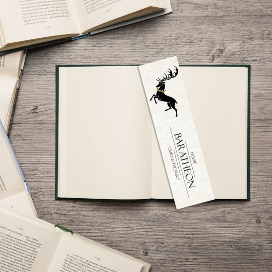 Game Of Thrones House Baratheon Light Ivory Bookmark - Image 2