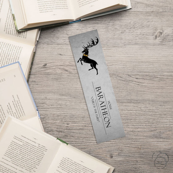 Game Of Thrones House Baratheon Soft Slate Bookmark